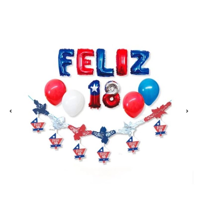 GENERICO - Set De Globos Metalicos Feliz 18 12 Pcs