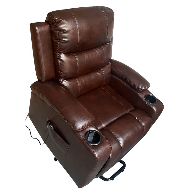 ECOMUSO - BERGERE BIG BOSS MASAJE Y ELEVACION RECLINABLE ELECTRICO ECOMUSO