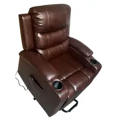 ECOMUSO - BERGERE BIG BOSS MASAJE Y ELEVACION RECLINABLE ELECTRICO