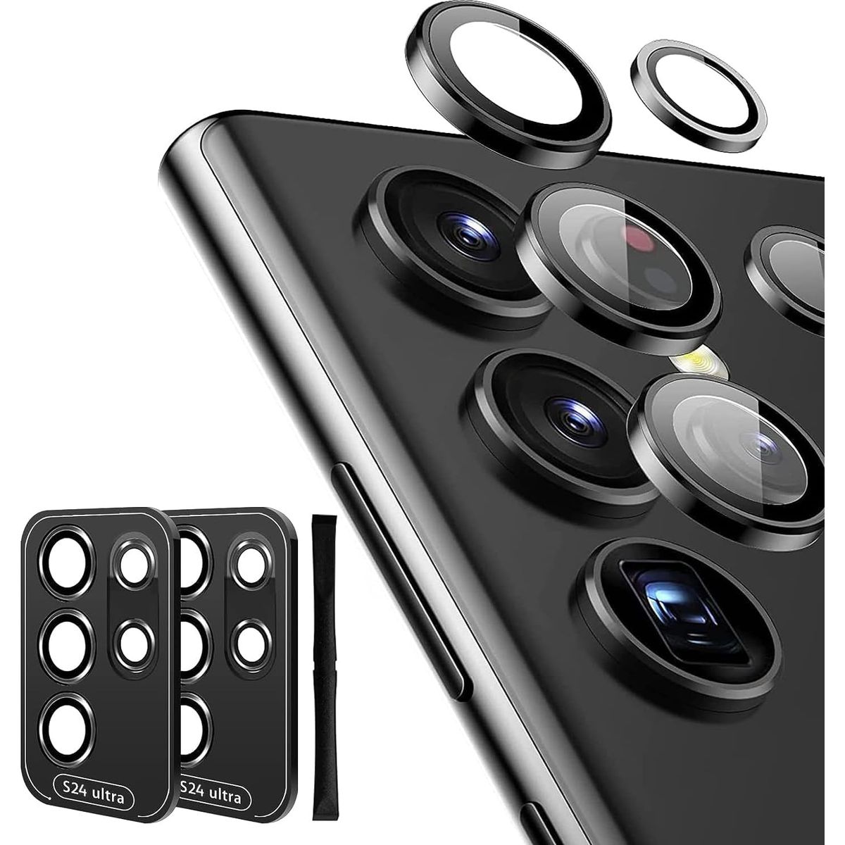 GENERICO - Protector De Camara Para Samsung S23 Aluminio