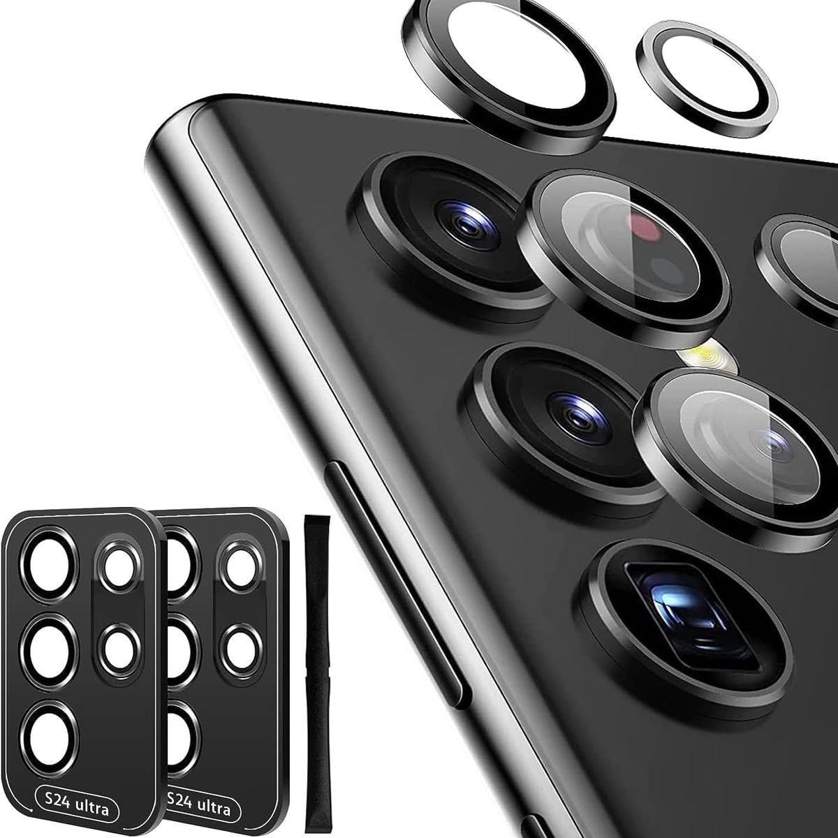 GENERICO - Protector De Camara Para Samsung S23 FE Aluminio