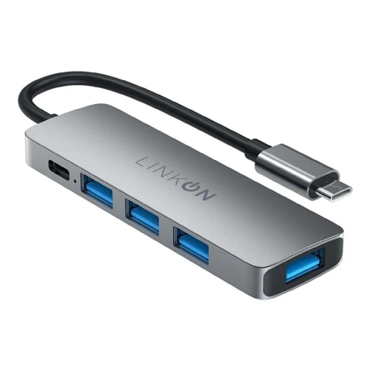 LINKON - Hub Adaptador Usb Tipo C 5 En 1 Linkon Para Mac Macbook Win