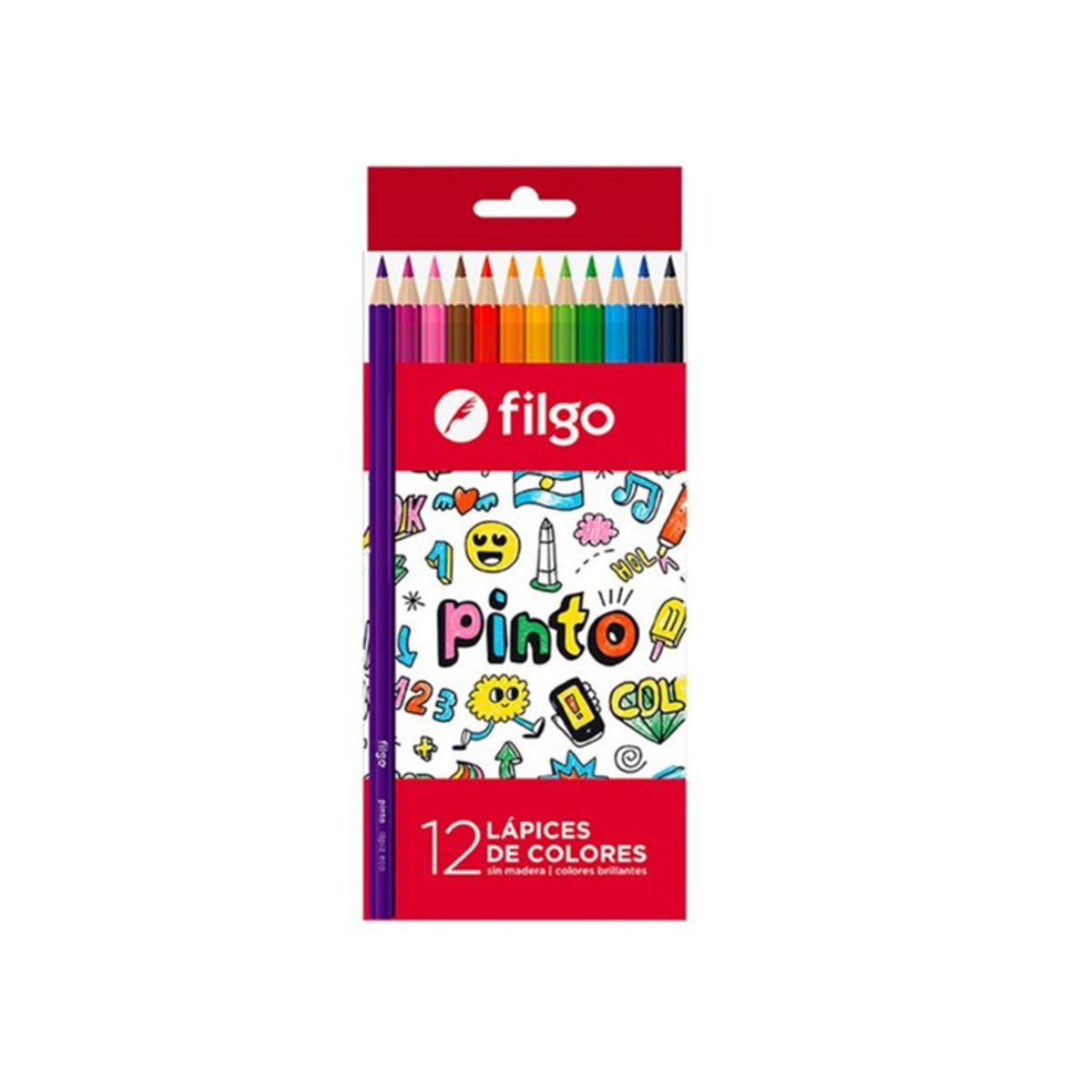 FILGO - Set 12 Lápices De Colores Filgo