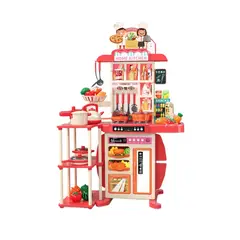 GENERICO - Juguete Cocina 95cm 73pcs Luces Sonido Agua Real