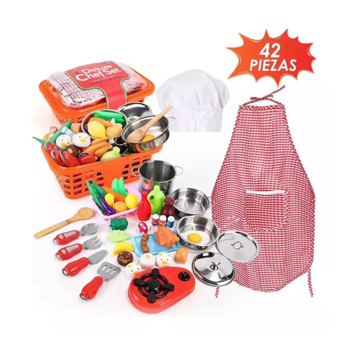 GENERICO - Juego De Juguetes De Cocina Para Niños Pequeños, 42 Piezas