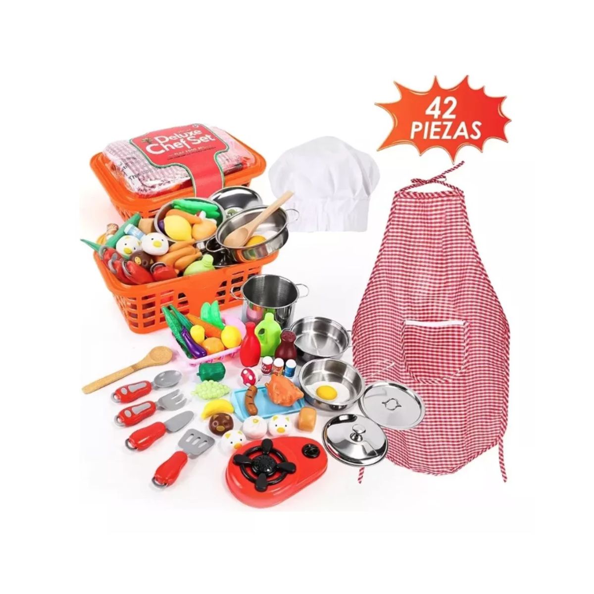 GENERICO - Juego De Juguetes De Cocina Para Niños Pequeños, 42 Piezas