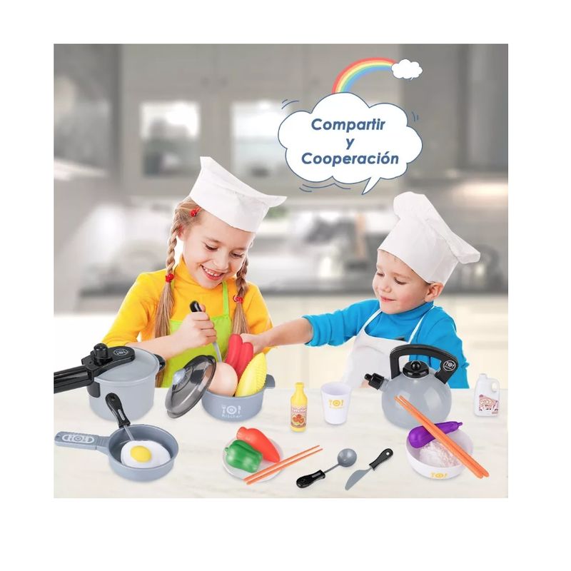 GENERICO - Juguetes De Cocina Juego Para Niños 36 Piezas