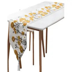 GENERICO - CAMINO DE MESA BORDADO ELEGANTE 33 X 180cm