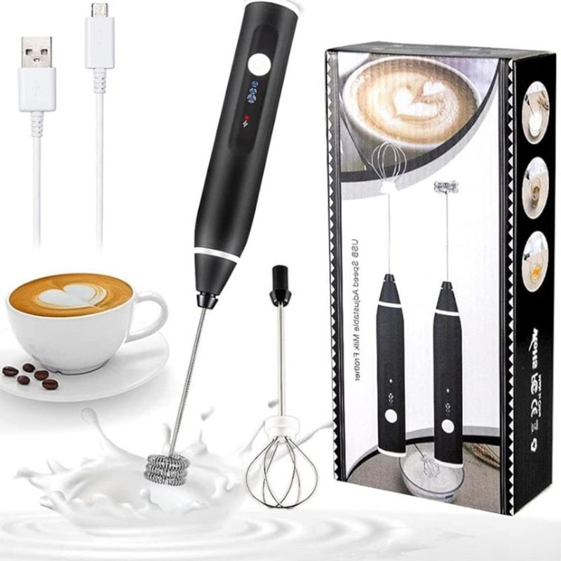 GENERICO - Mini Batidor Revolvedor De Café Y Espuma Leche Recargable