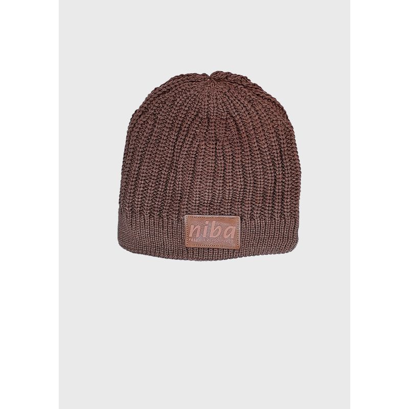 NIBA - Gorro Lana Melado Café Niba