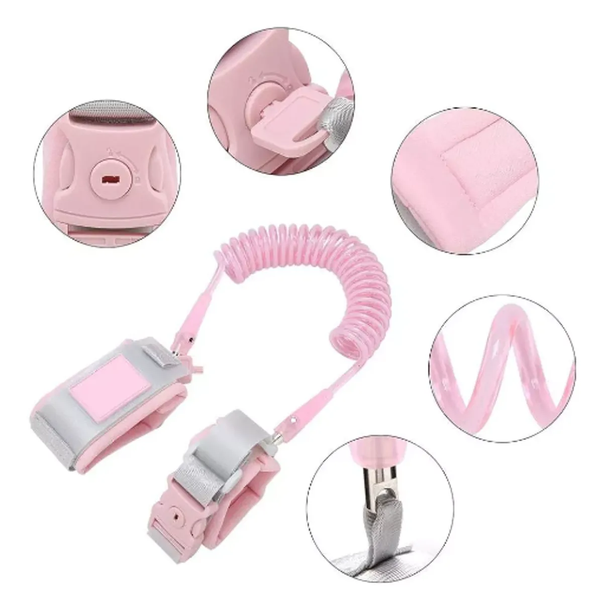 GENERICO - Arnés Muñequera Anti Pérdida-pulsera Con Seguro Para Niñas