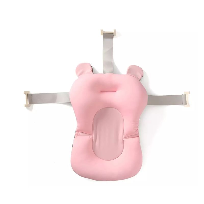 GENERICO - Cojín Malla De Baño Para Bañera Tina Bebe En Color Rosa