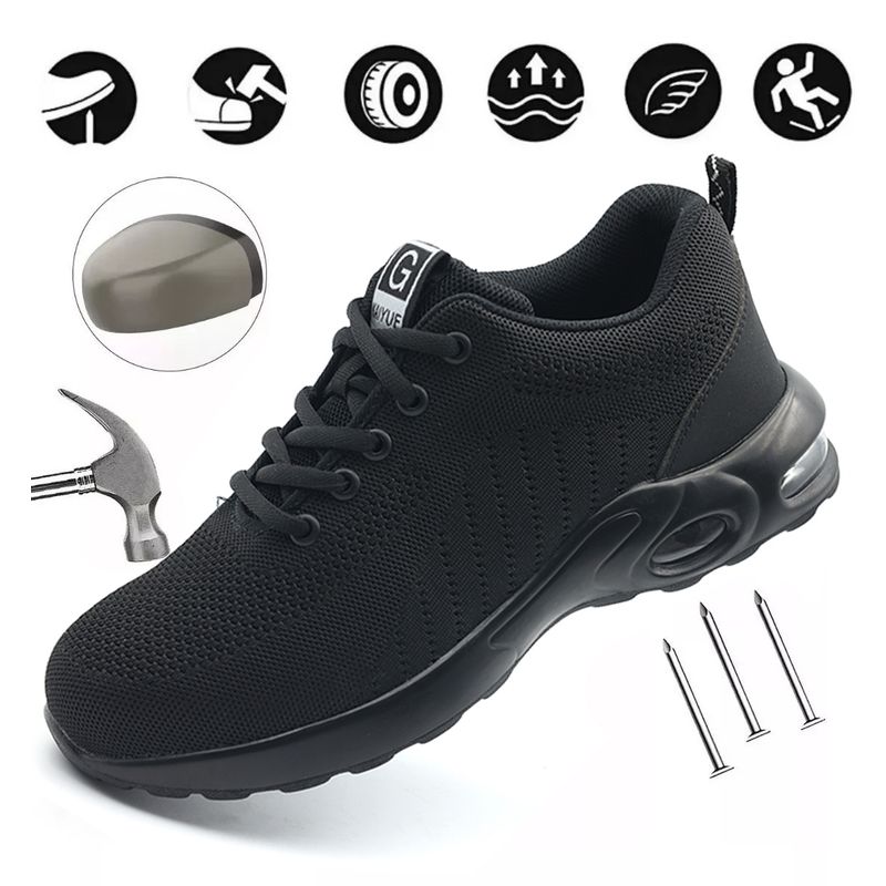 EVEREEN - Zapatos De Seguridad Industrial Para Trabajo Hombre Ligero