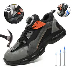 VERCI - Tenis Zapato De Seguridad Hombre Antideslizante Industrial-