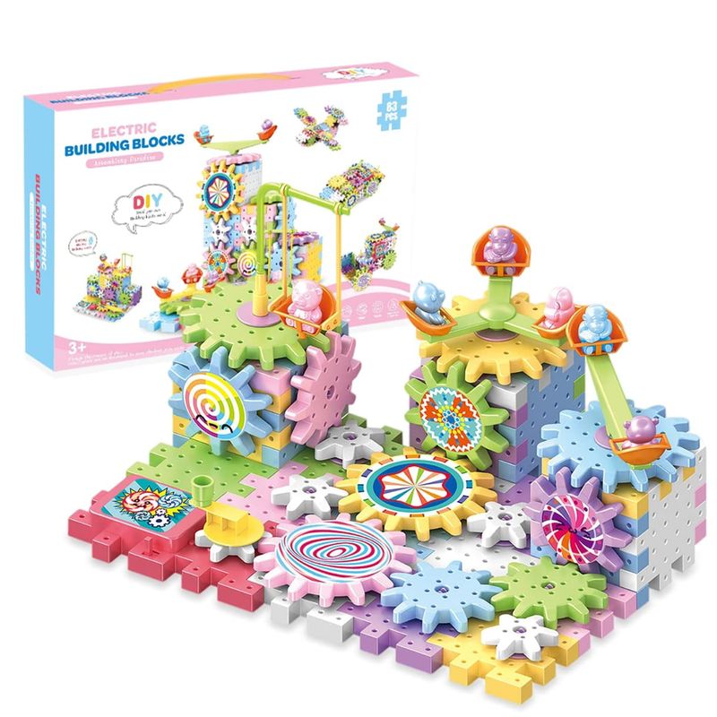 GENERICO - Bloques De Construcción De Engranaje Intercambiable Niños