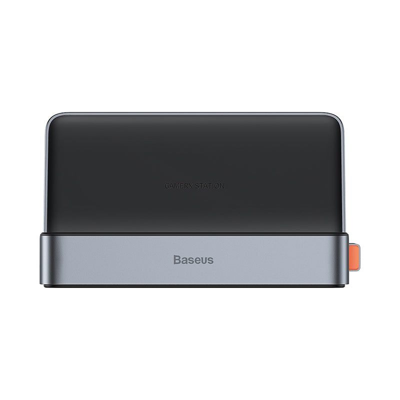 BASEUS - Adaptador Gamer HUB 6x1 Baseus Tipo C a HDMI USB x 3 PD RJ45 Gris