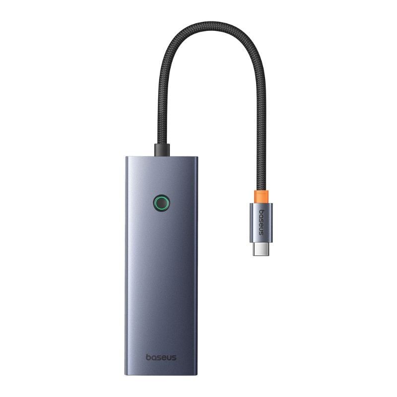 BASEUS - Adaptador HUB 7x1 Baseus Tipo C a HDMI + USB 30 x 3 + PD + SD TF Gris