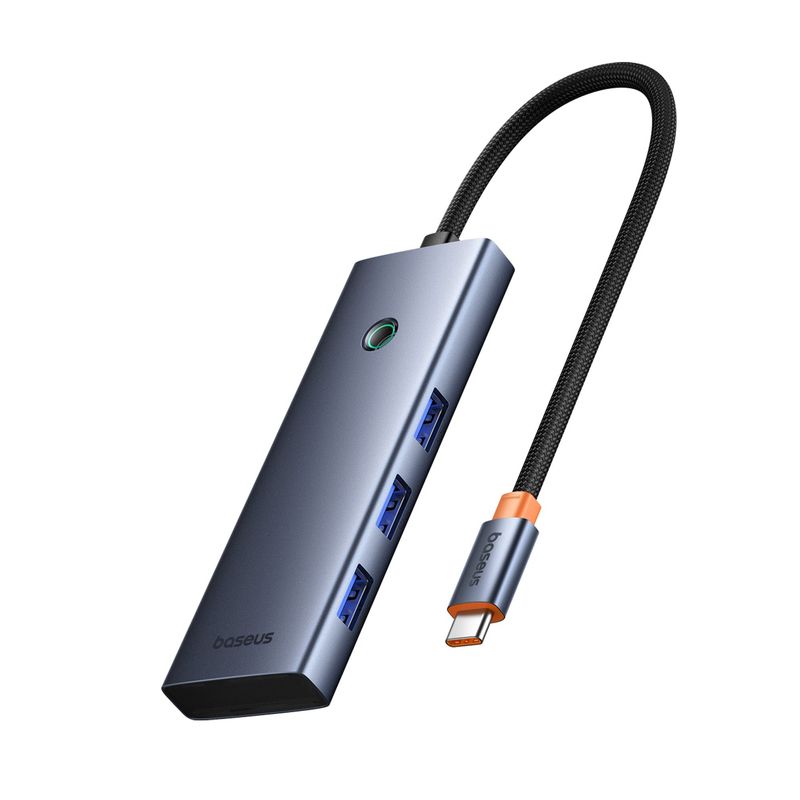 BASEUS - Adaptador HUB 7x1 Baseus Tipo C a HDMI + USB 30 x 4 + VGA + PD Gris