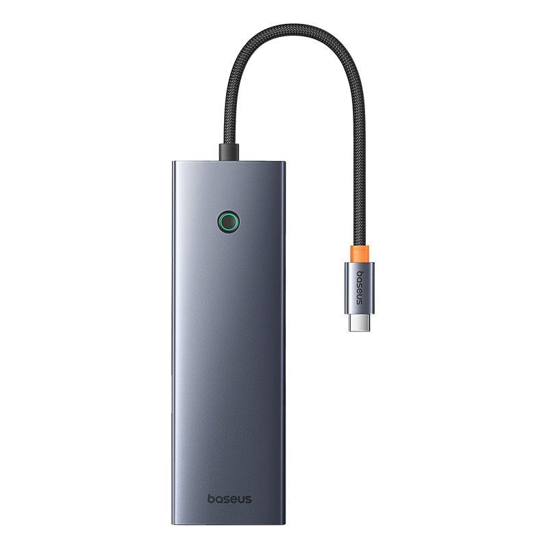 BASEUS - Adaptador HUB Baseus 10x1 USB-C a HDMI, VGA, RJ45, PD, Gris
