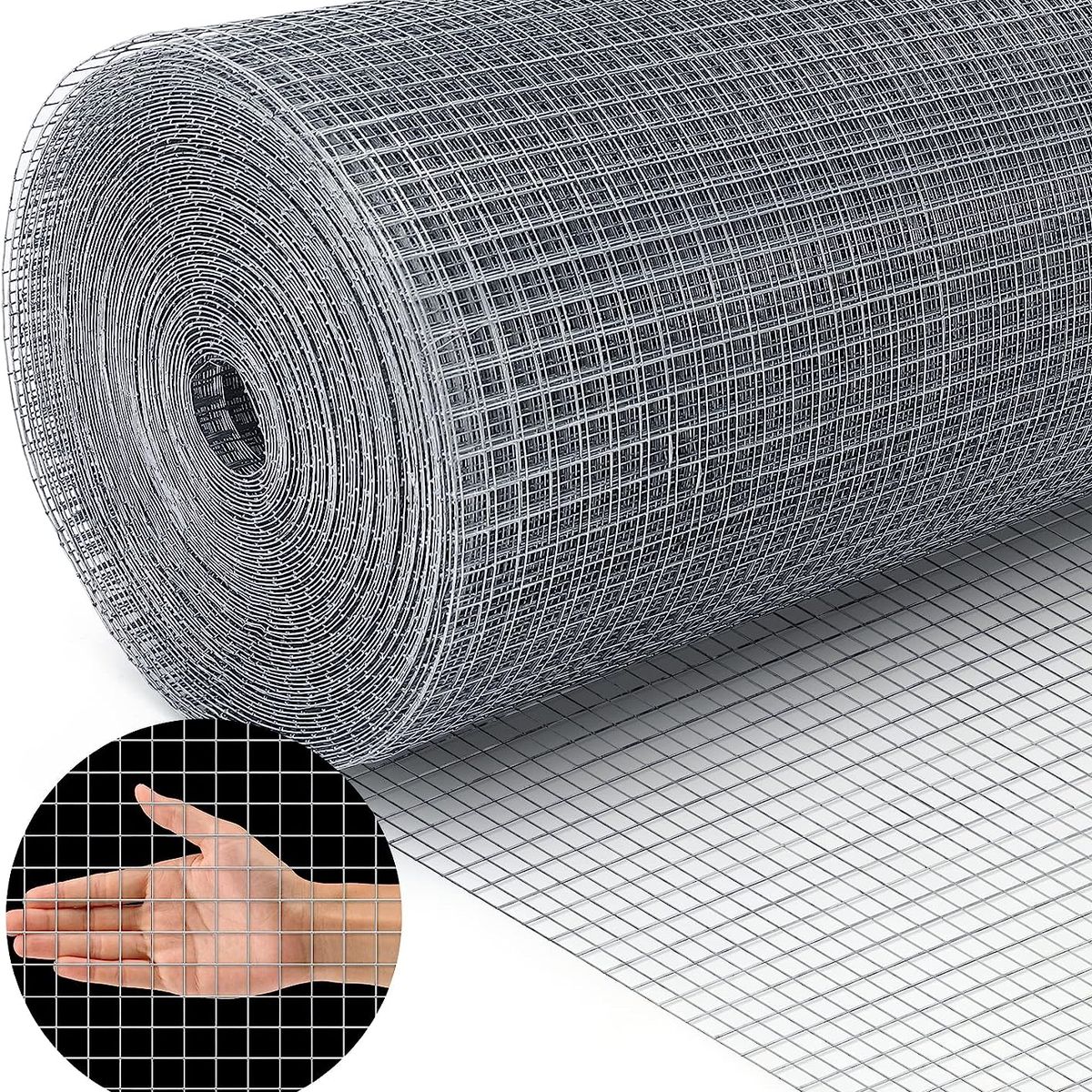 KUANGYE - Criba Galvanizadora Malla Gallinera 60cm Alto X 10mt Largo