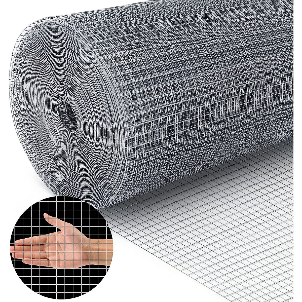 KUANGYE - Criba Galvanizadora Malla Gallinera 60cm Alto X 10mt Largo