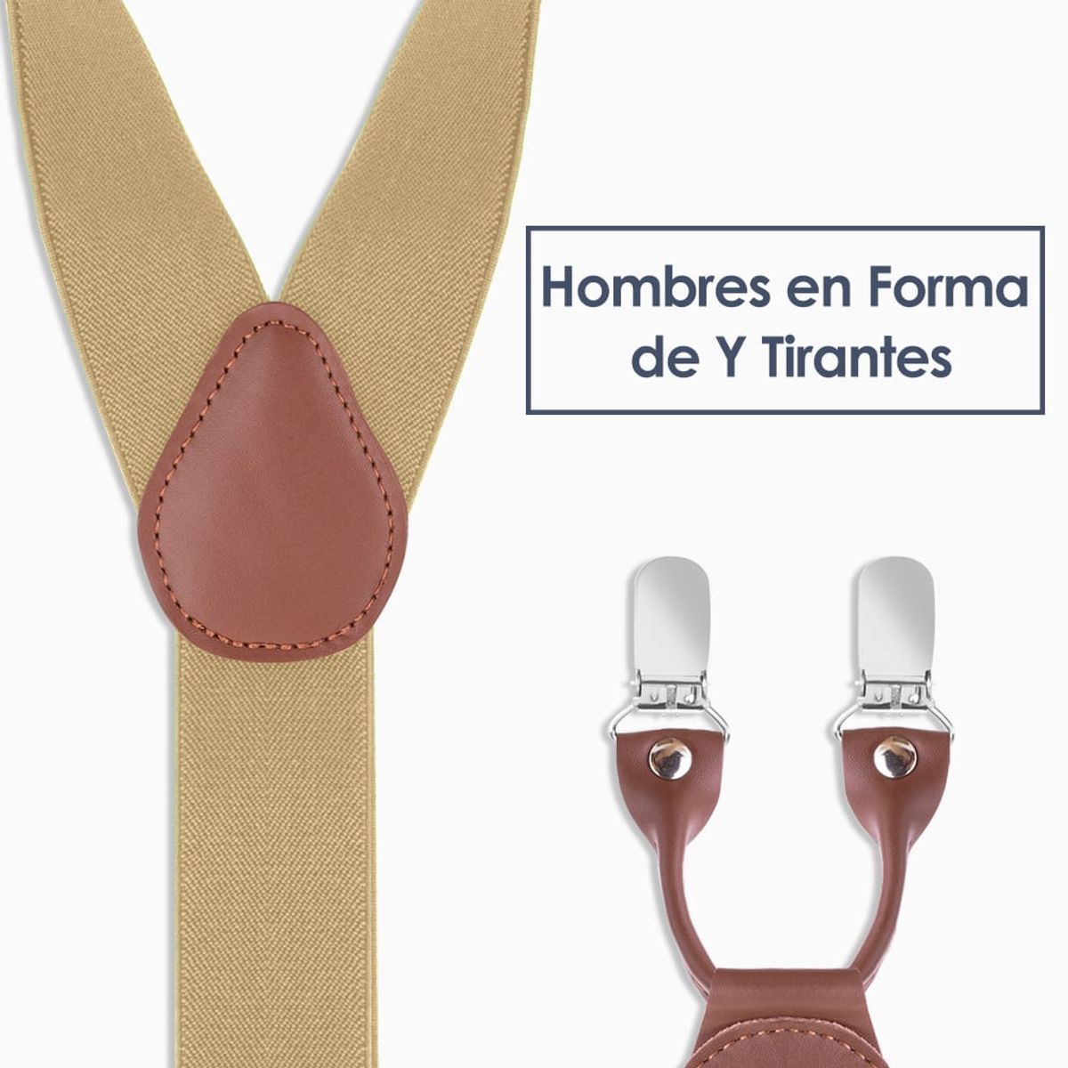 SLOWTON - Suspensor En Caja Hombre Ajustables Y Elástico De Colores