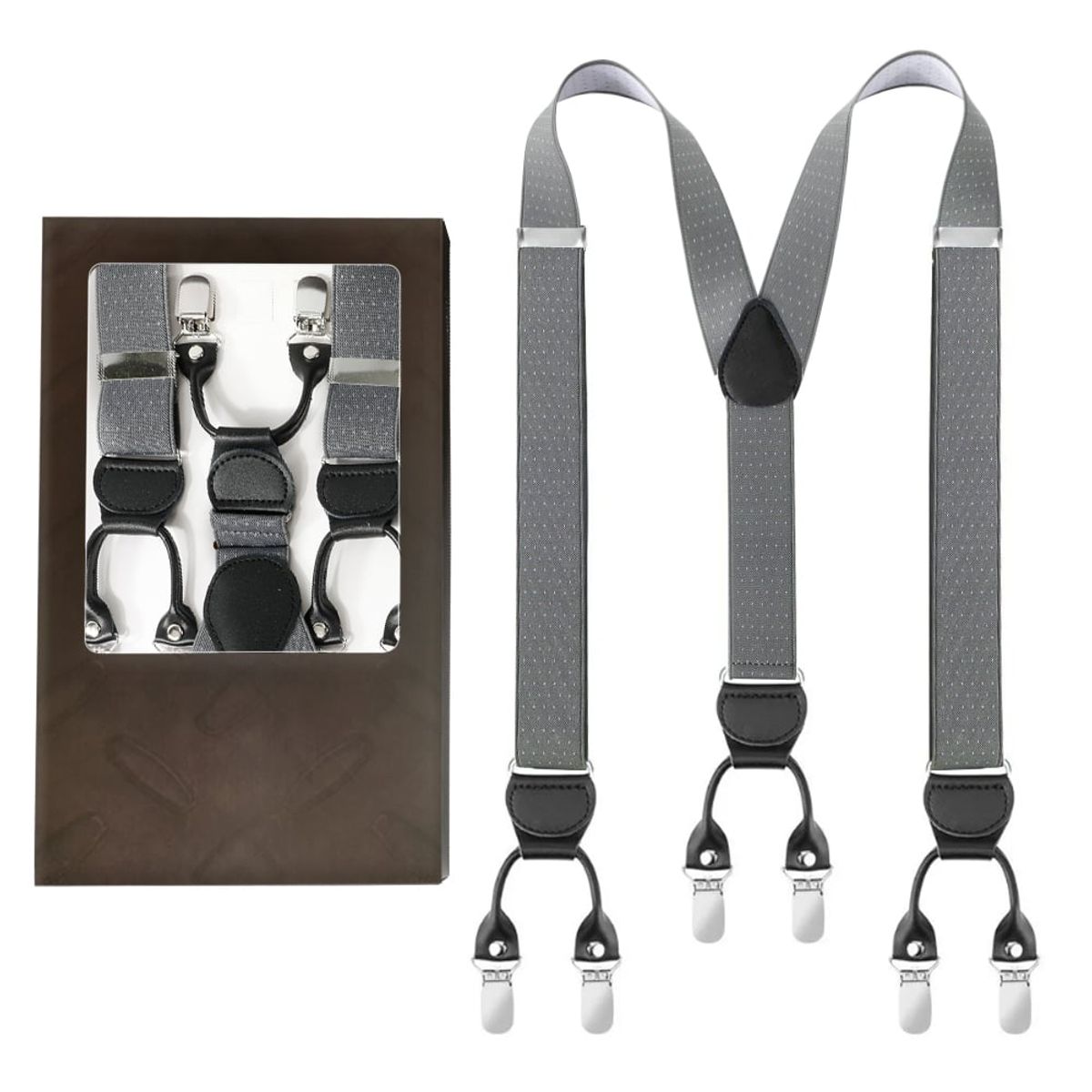 SLOWTON - Suspensor En Caja Hombre Ajustables Y Elástico De Colores