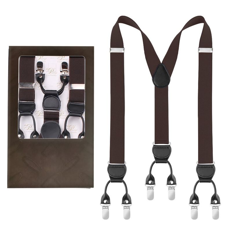 LUKOVEE - Suspensor En Caja Hombre Ajustables Y Elástico De Colores