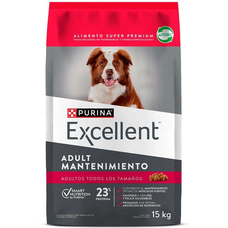 EXCELLENT - ALIMENTO DE PERRO EXCELLENT MANTENCIÓN 15 KG