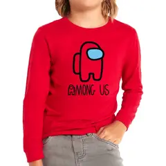 MDC - Polera Manga Larga De Niño Among Us Clásico