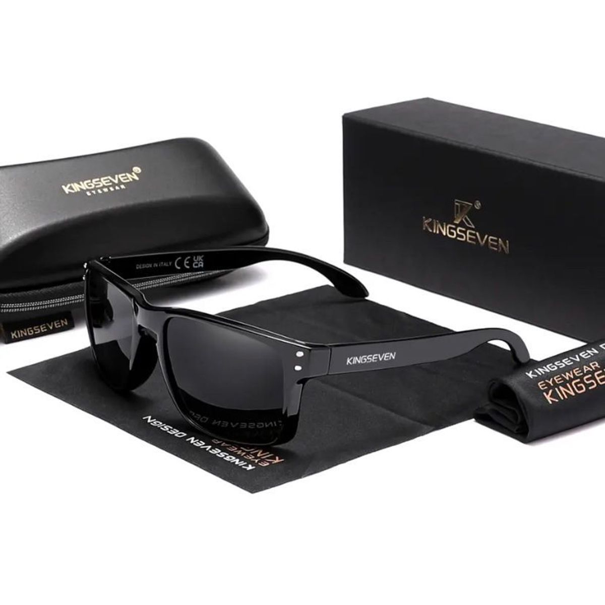 GENERICO - Lentes De Sol Kingseven  Polarizados UV Espejados