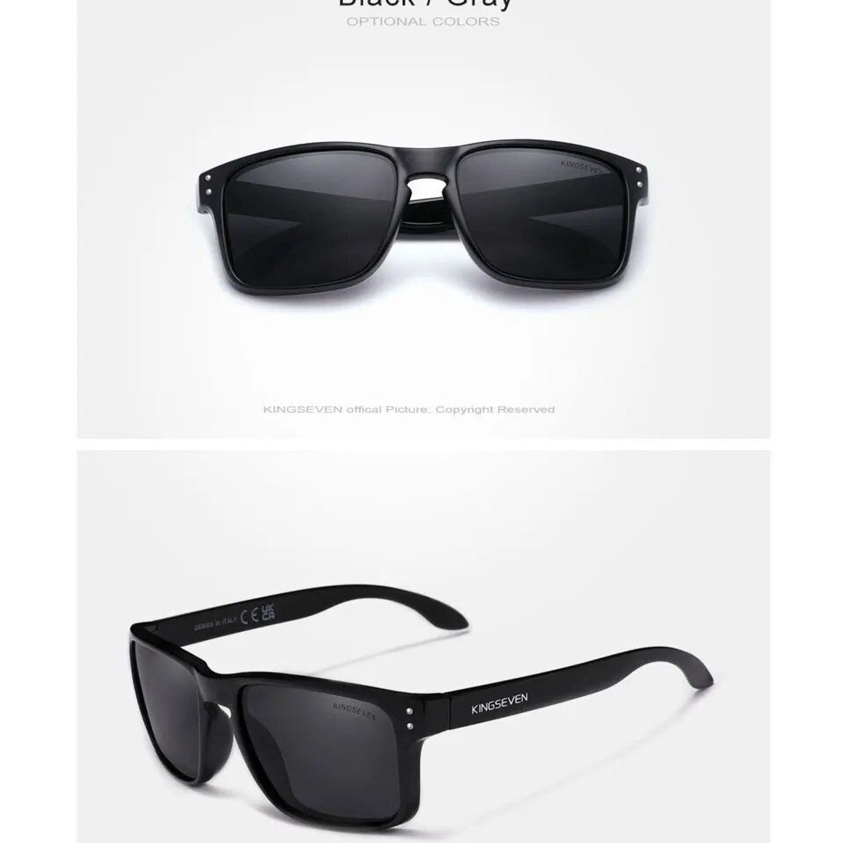 GENERICO - Lentes De Sol Kingseven  Polarizados UV Espejados