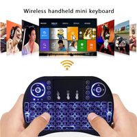 Teclado Inalámbrico alcance 10 mts para tv Luces