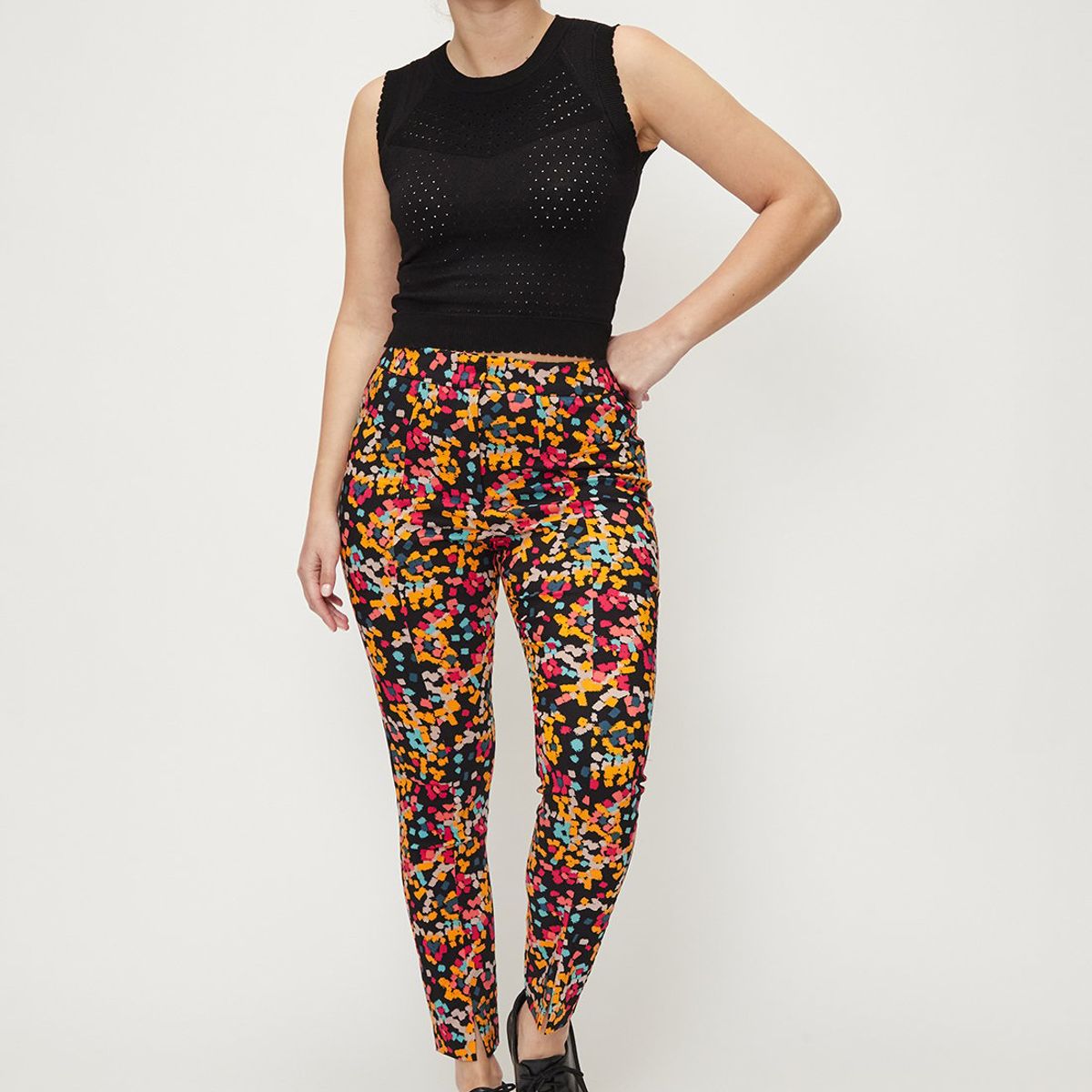 IO - Pantalon Negro Mujer Io