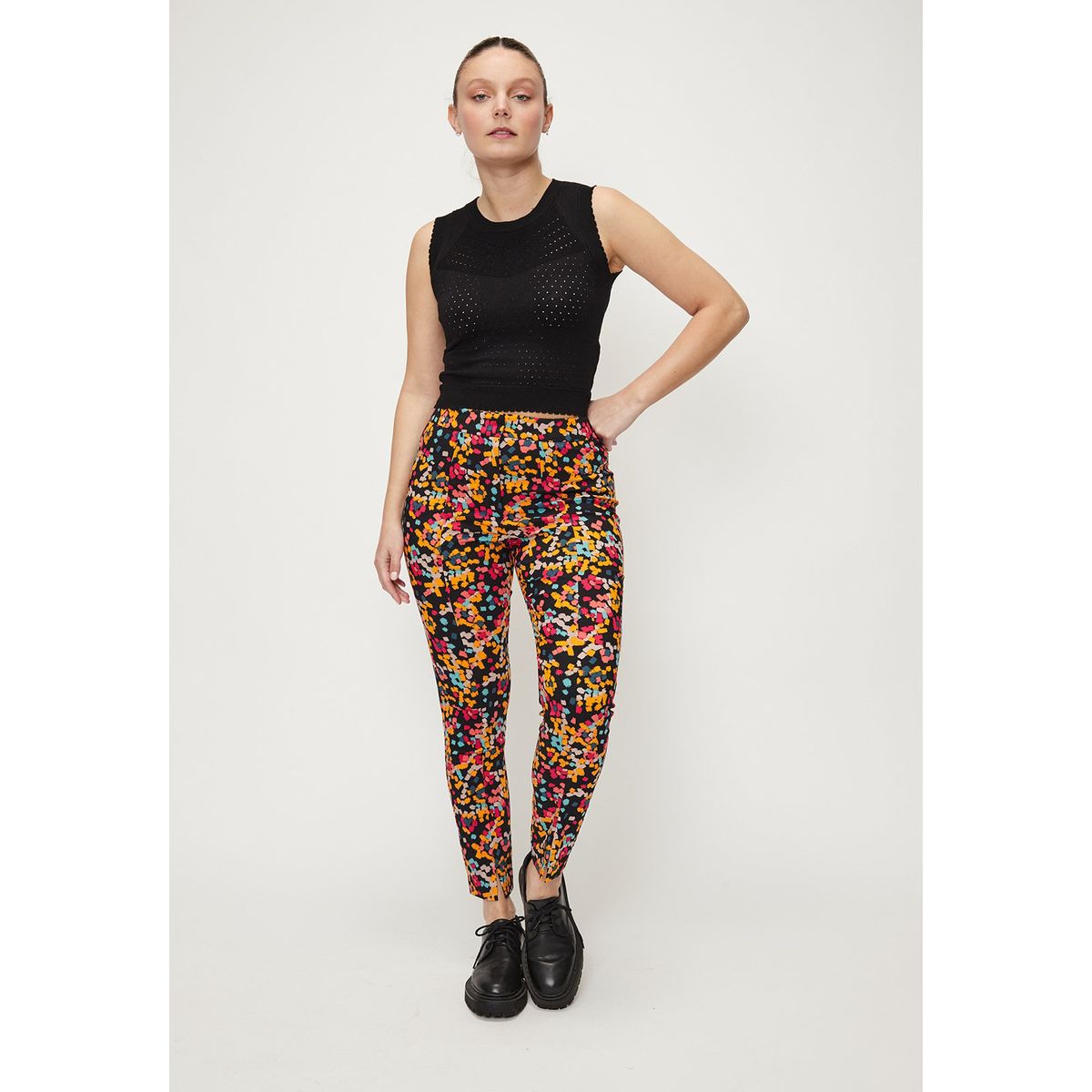 IO - Pantalon Negro Mujer Io