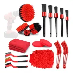 MUNDO MAGIA - Limpieza De Auto Kit 18 Piezas Interior Y Exterior