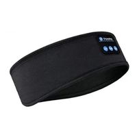 HeadBand Deportiva con Bluetooth 5.0 Para Dormir con Altavoz--negroUSB