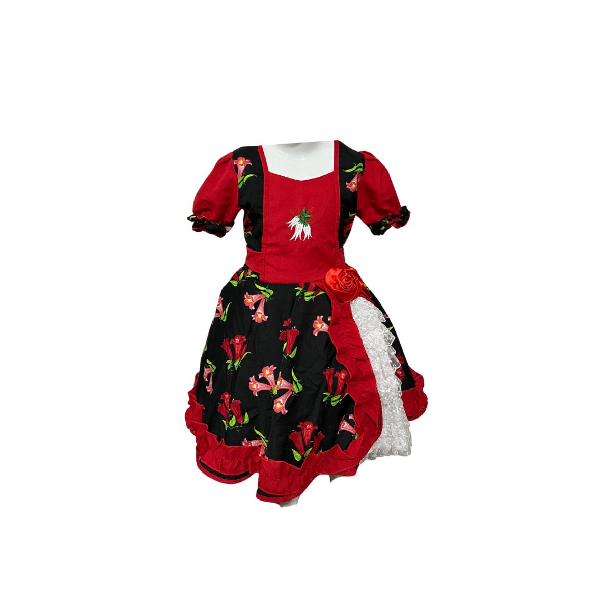 GENERICO - Traje Huasa China Fiestas Patrias Para Mujer