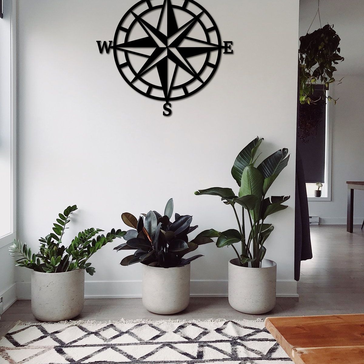 ELAB PROPIA - Cuadro Decorativo Brújula 50x50cm - Madera Fun Republic