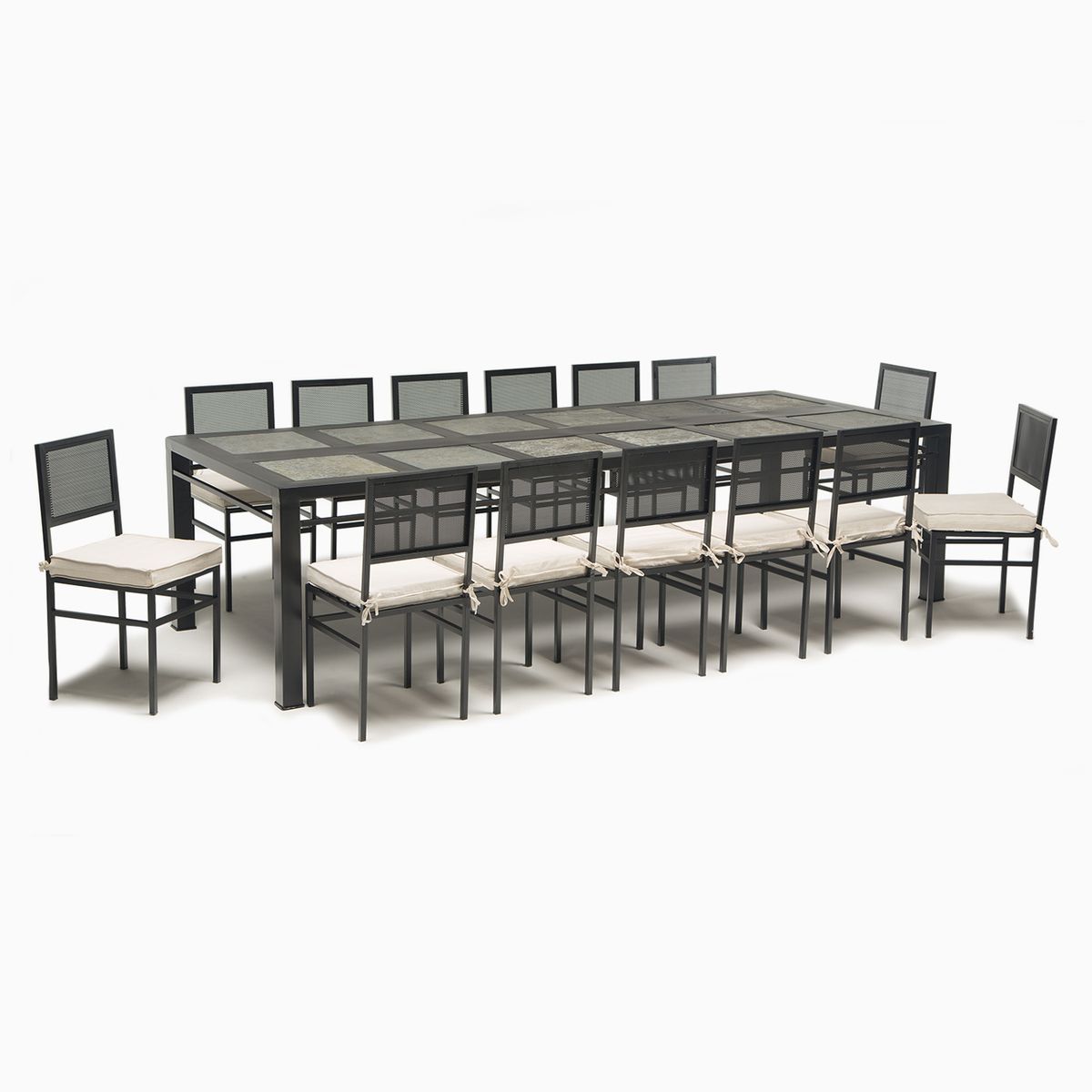 MUEBLES Y TERRAZAS - Comedor de terraza para 14 personas