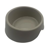 Plato Comedero Bebedero Para Mascota Beige 1 L