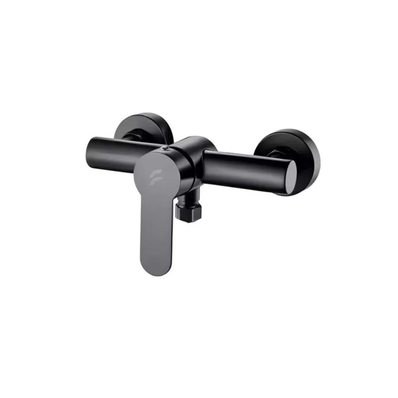 GENERICO - Llave Monomando Grifo Para Ducha Negro Premium