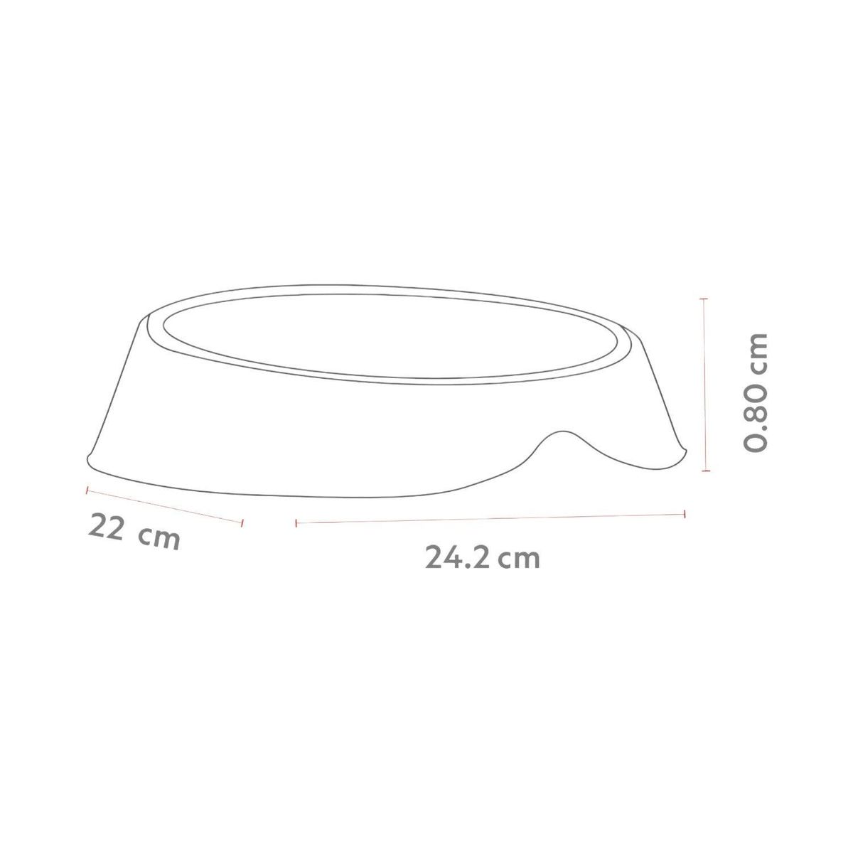 COOL PETS - Plato Comedero Bebedero Para Mascota Menta 1 L Cool Pets