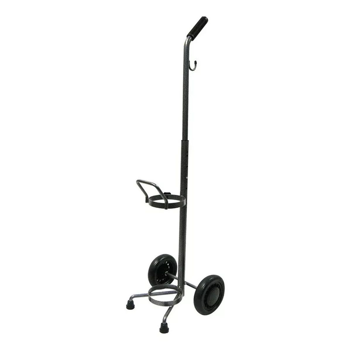 TOPMEDIC - Carro Porta Oxigeno Regulable Altura 90 cm