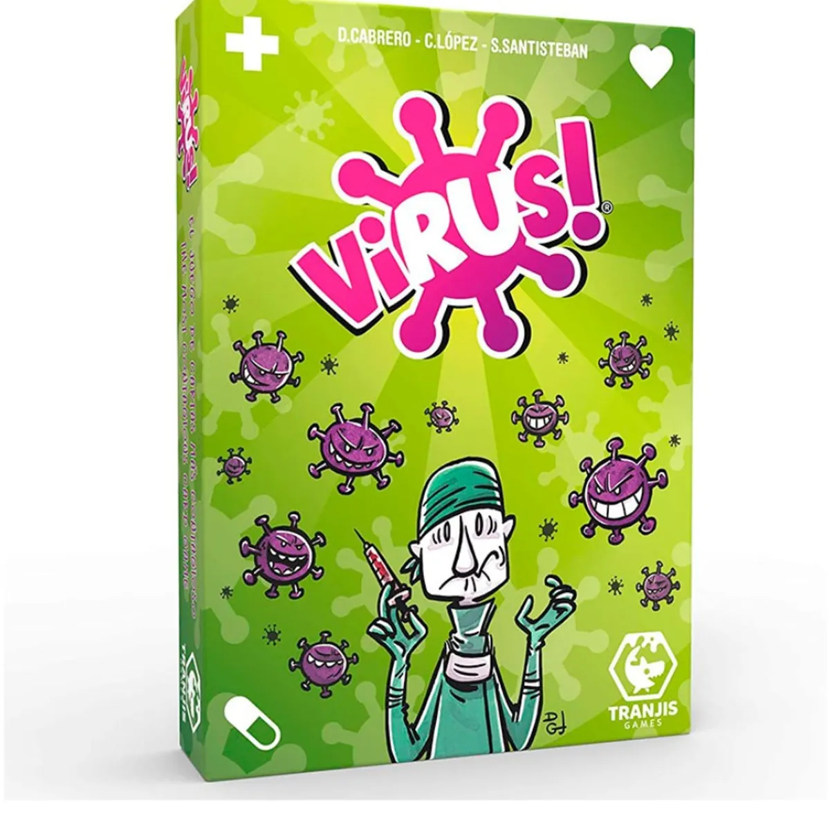 TRANJIS GAMES - JUEGO DE CARTAS VIRUS 1 - EDICION EN ESPAÑOL - NUEVO SELLADO
