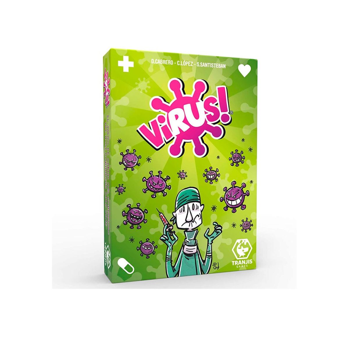 TRANJIS GAMES - JUEGO DE CARTAS VIRUS 1 - EDICION EN ESPAÑOL - NUEVO SELLADO