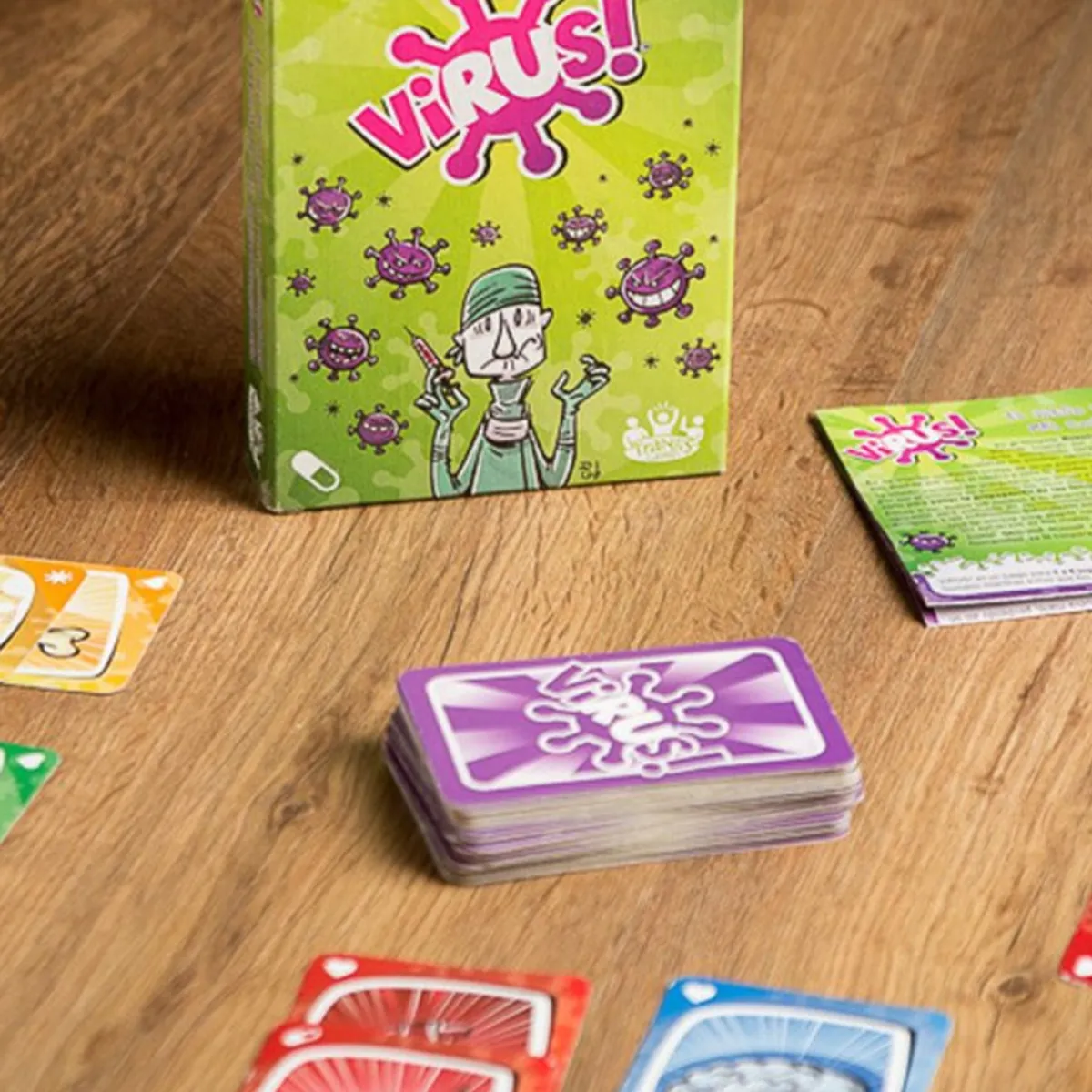 TRANJIS GAMES - JUEGO DE CARTAS VIRUS 1 - EDICION EN ESPAÑOL - NUEVO SELLADO
