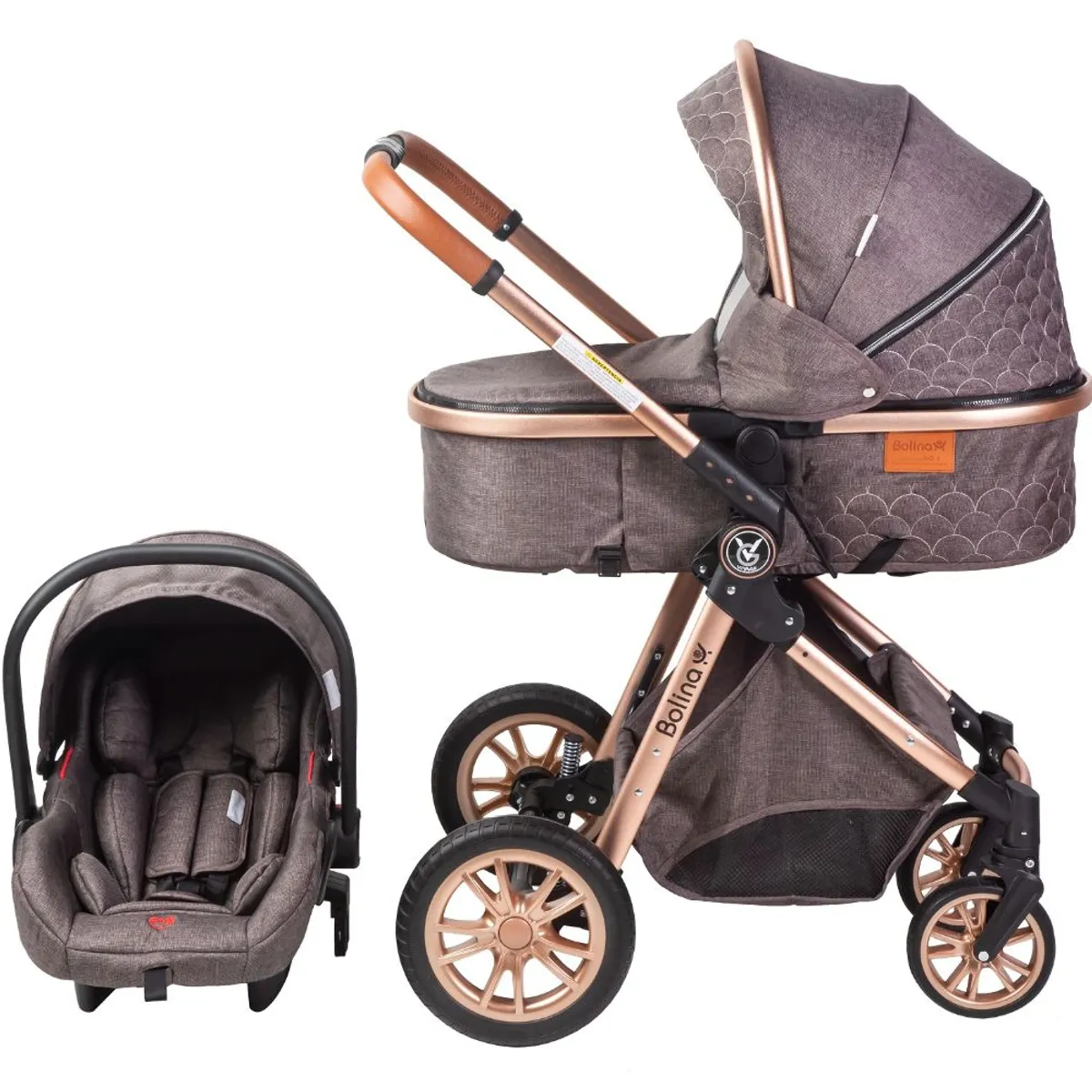 VOYAGE - Coche Travel System Bolina Chocolate_