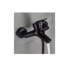 GENERAC - Grifo Llave Monomando Ducha Tina Negro Premium