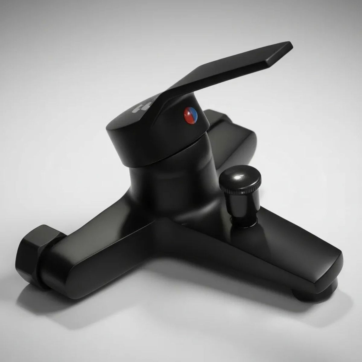 GENERAC - Grifo Llave Monomando Ducha Tina Negro Premium